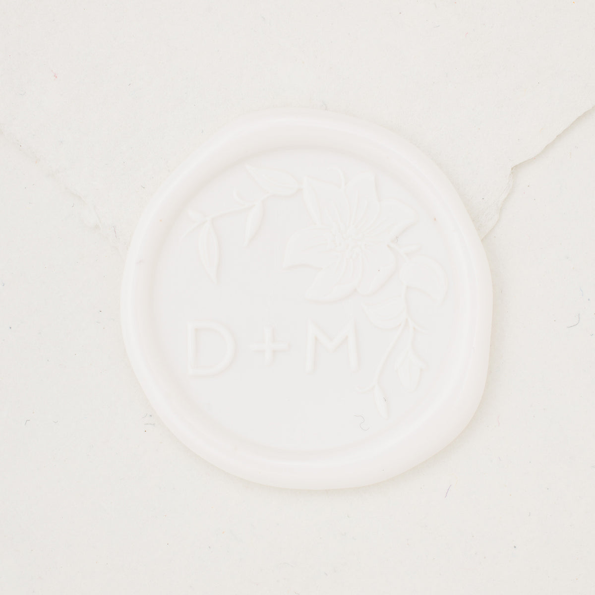 Clematis Monogram Wax Seals