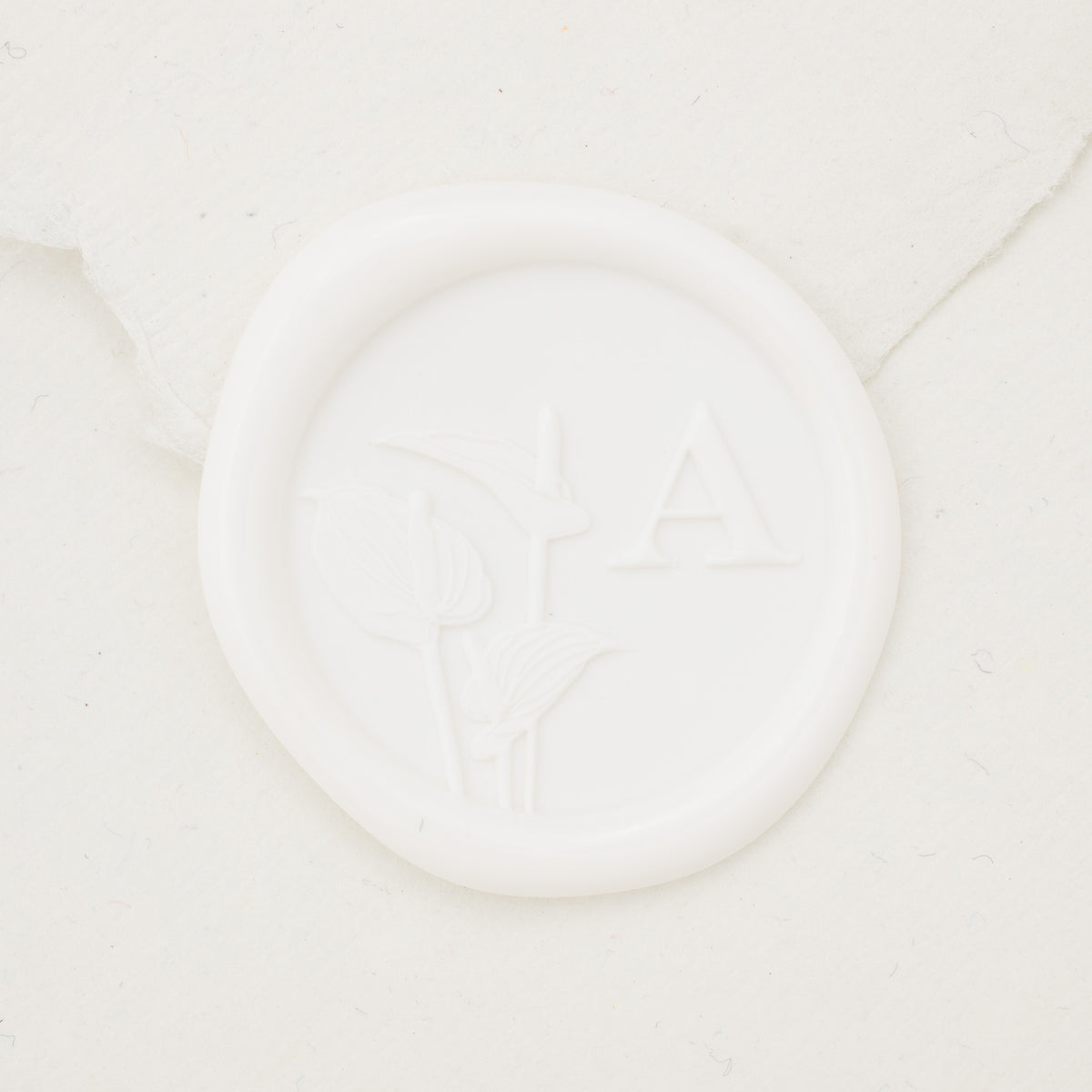 Anthurium Single Initial Wax Seals