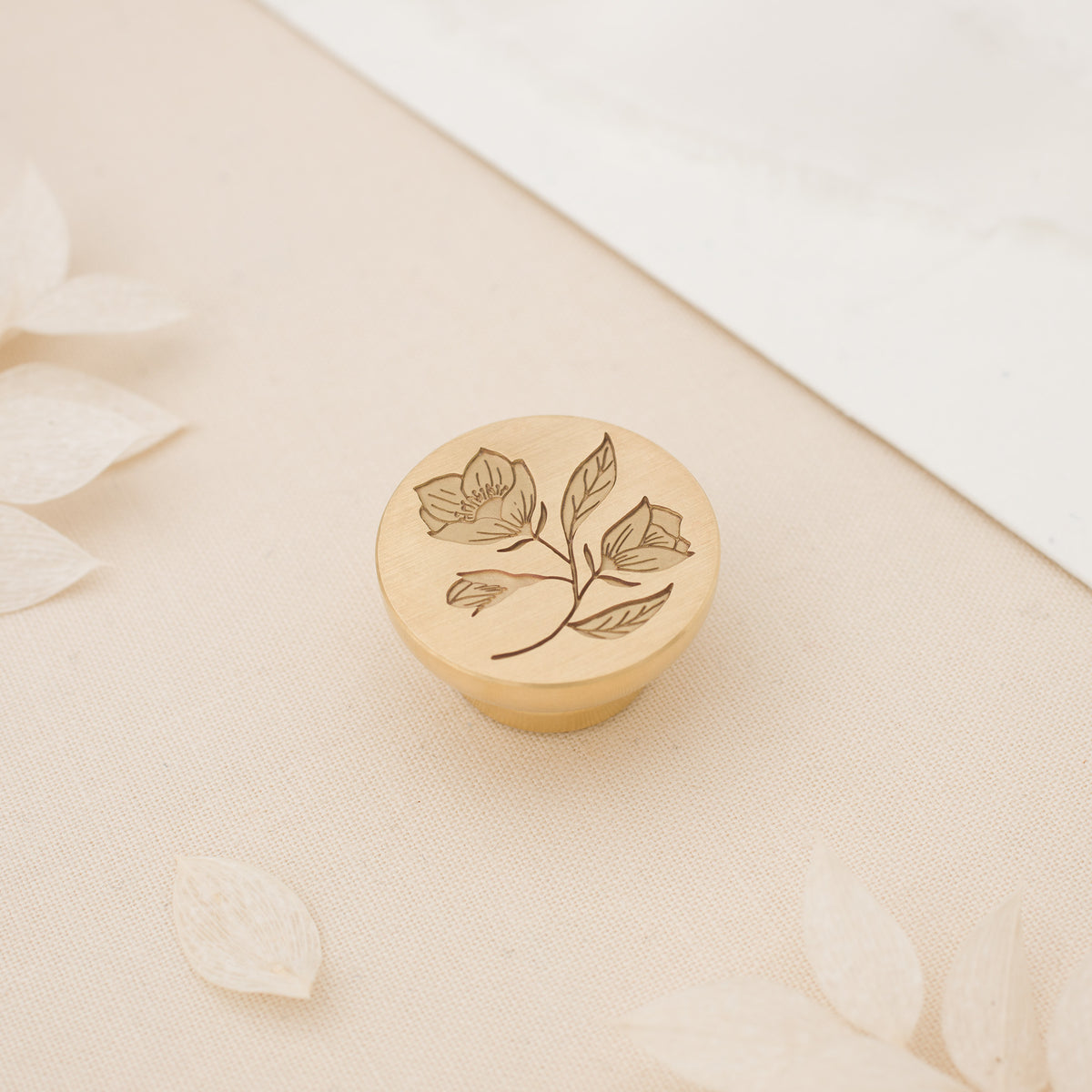 Wild Rose Wax Stamp