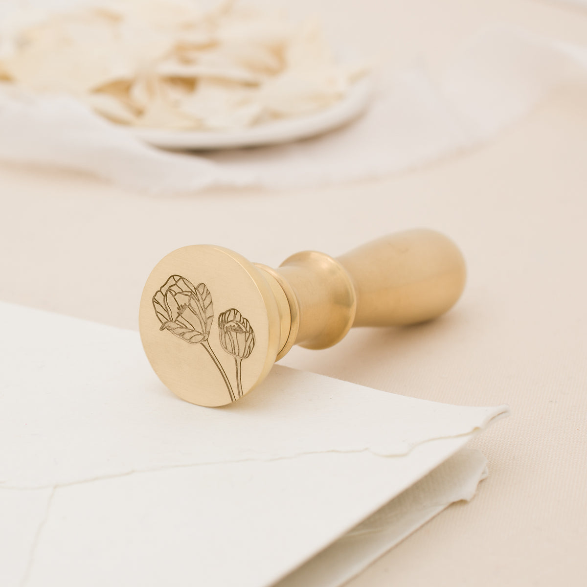 Windflower Wax Stamp